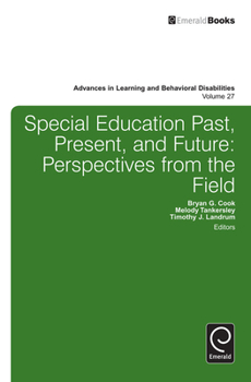 Hardcover Special Education Past, Present, and Future Book