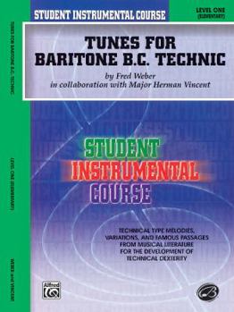 Paperback Student Instrumental Course Tunes for Baritone Technic: Level I Book