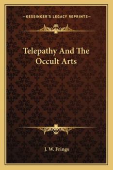 Paperback Telepathy And The Occult Arts Book