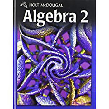 Hardcover Holt McDougal Algebra 2: Student Edition 2011 Book