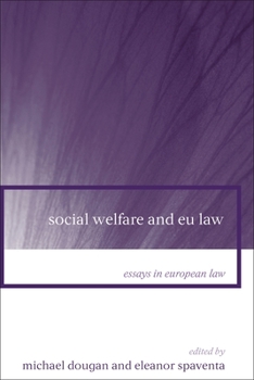 Hardcover Social Welfare and EU Law Book