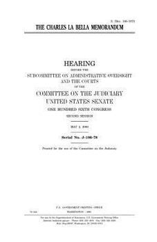 Paperback The Charles La Bella Memorandum Book