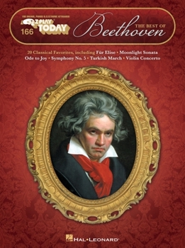 Paperback The Best of Beethoven: E-Z Play Today Volume 166 Book