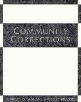 Paperback Community Corrections Book