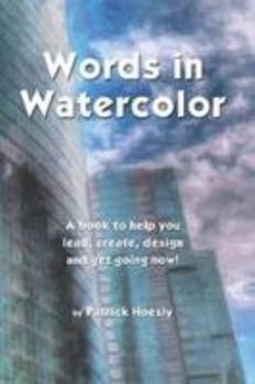 Paperback Words in Watercolor Book