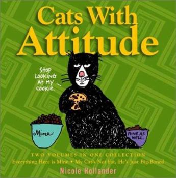 Hardcover Cats with Attitude Book