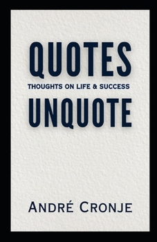 Paperback Quotes Unquote: Thoughts An Life And Success Book