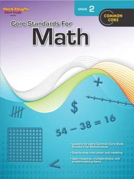 Paperback Core Standards for Math Reproducible Grade 2 Book