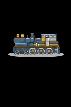 Train: 6x9 Ruled Notebook, Journal, Daily Diary, Organizer, Planner