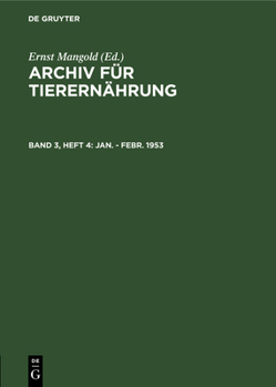 Hardcover Jan. - Febr. 1953 [German] Book