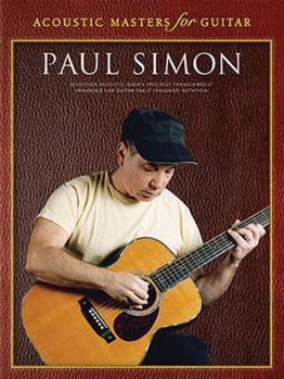Paperback Acoustic Masters for Guitar--Paul Simon Book