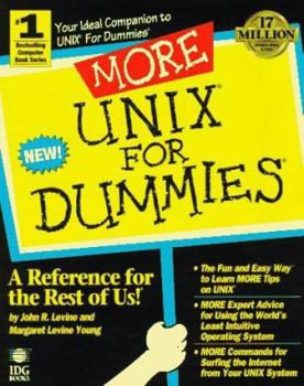 Paperback More UNIX for Dummies Book