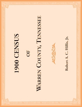 Paperback 1900 Census of Warren County, Tennessee Book