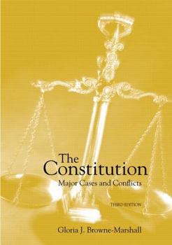 Paperback The Constitution: Major Cases and Conflicts Book