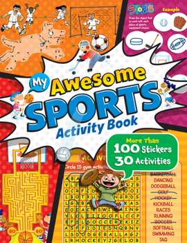 Hardcover My Awesome Sports Activity Book