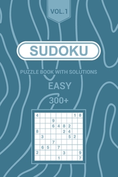 Paperback Sudoku Puzzle Book With Solutions: Easy Vol.1 [Large Print] Book