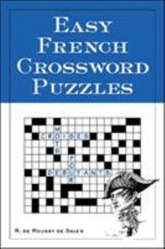 Paperback Easy French Crossword Puzzles Book