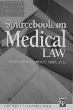 Paperback Sourcebook on Medical Law Book