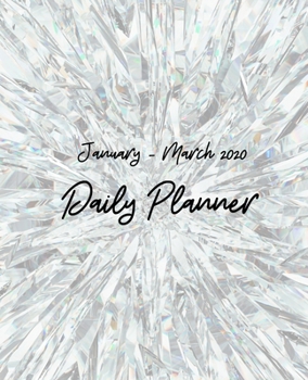 Paperback Daily Planner 2020 1st Quarter: God's Way to Success (White Diamond Design) Book