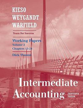 Paperback Working Papers, Vol II (Chapters 15-24) t/a Intermediate Accounting Book