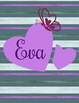 Paperback Eva: Personalized Sudoku Activity Notebook - 100 Large Print Puzzles - Brain Logic Puzzle Book - Game Instructions and Answ Book