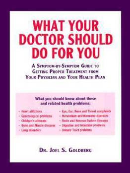 Paperback What Your Doctor Should Do for You Book