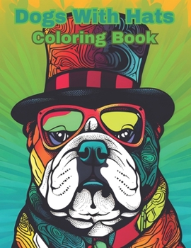 Paperback Dogs With Hats Coloring Book