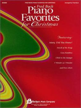 Paperback Fred Bock Piano Favorites for Christmas: Piano Solo Book