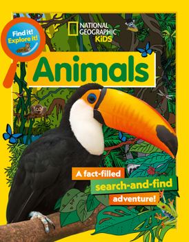 Paperback Find It! Explore It! Animals Book