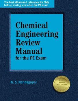 Hardcover Chemical Engineering Reference Manual for the PE Exam Book