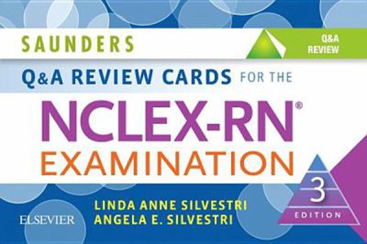Hardcover Saunders Q & A Review Cards for the Nclex-Rn(r) Examination Book
