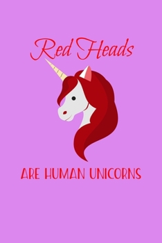 Paperback Redheads Are Human Unicorns: Shopping List Rule Book