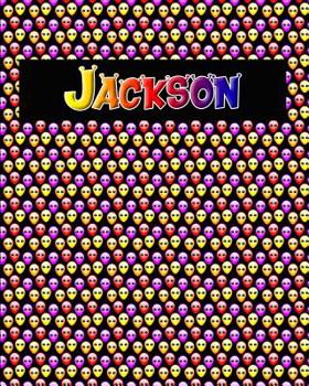 Paperback 120 Page Handwriting Practice Book with Colorful Alien Cover Jackson: Primary Grades Handwriting Book