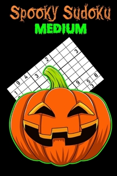 Paperback Spooky Sudoku Medium Book