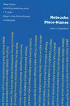 Paperback Nebraska Place-Names Book