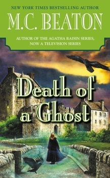 Hardcover Death of a Ghost [Large Print] Book