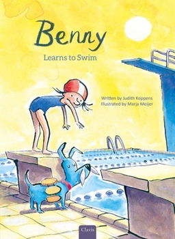Hardcover Benny Learns to Swim Book