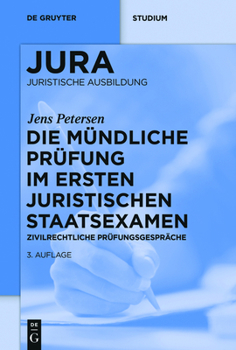 Paperback Die mündliche Prüfung im ersten juristischen Staatsexamen [German] Book
