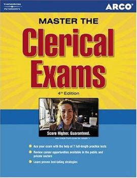 Paperback Arco Clerical Exams Book