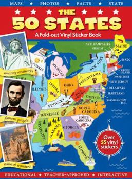 Paperback The 50 States: 50 States (Panorama Sticker Storybook) Book