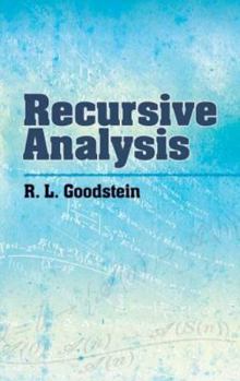 Paperback Recursive Analysis Book