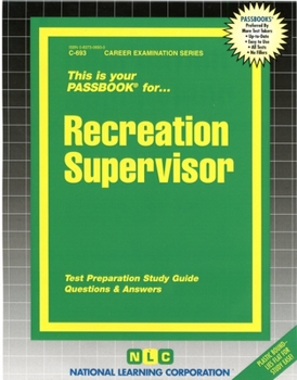 Paperback Recreation Supervisor Book