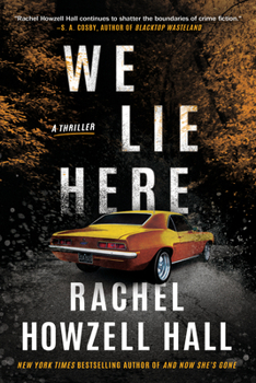 Paperback We Lie Here: A Thriller Book