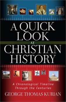 Paperback A Quick Look at Christian History: A Chronological Timeline Through the Centuries Book