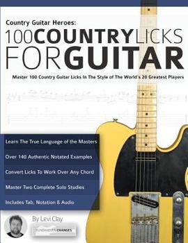 Paperback Country Guitar Heroes - 100 Country Licks for Guitar Book