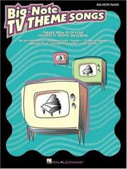 Paperback Big-Note TV Theme Songs Book