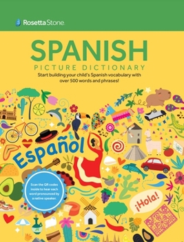 Paperback Rosetta Stone Spanish Picture Dictionary Book