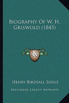 Biography Of W. H. Griswold