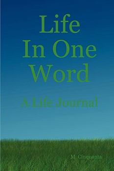 Hardcover Life In One Word Book