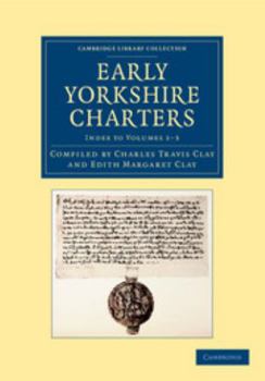Paperback Early Yorkshire Charters Book